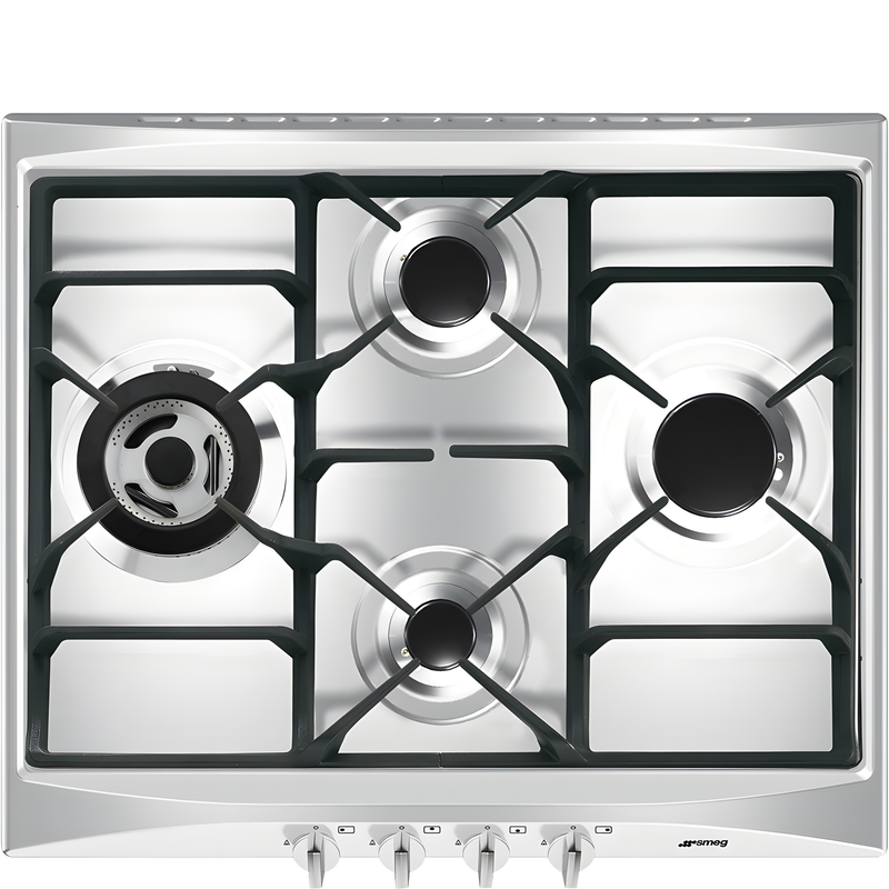 Smeg SR264XGH2 - Stainless Steel Gas Hob - 60cm 4 Burners