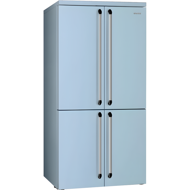 Smeg FQ960PB6 - Blue American Fridge Freezer - 572L - E Energy