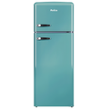 Amica FDR2213DB - Blue Fridge Freezer - 208L Top Mount Retro Style - E Energy