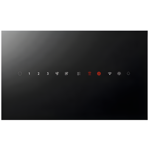 AEG NDV8791CB - Black 90cm Chimney Cooker Hood - A+ Energy