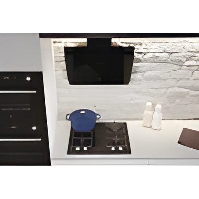 Hoover HDG6DCH3B - Black 60cm Chimney Cooker Hood - 489 m³/h - A++ Rated