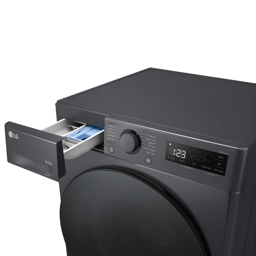 LG FWY606GBLN1 - Slate Grey Washer Dryer - 10KG Wash - 1400RPM - D energy