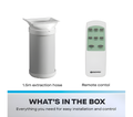 DAEWOO COL1600GE - White Dehumidifier - 18m² Coverage - A Energy