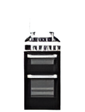 Teknix TKGD50X - Stainless Steel 50cm Freestanding Gas Cooker - Double Oven & 4 Burner Hob - A+ Energy