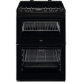 AEG CCX6740ACB - Black Ceramic Electric Cooker - Double Oven - 73/39 Liters - A energy rating
