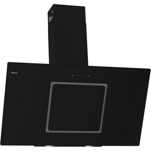 Hisense CH10IN14BBUK - Black Chimney Cooker Hood - 617 m³/h - A Energy