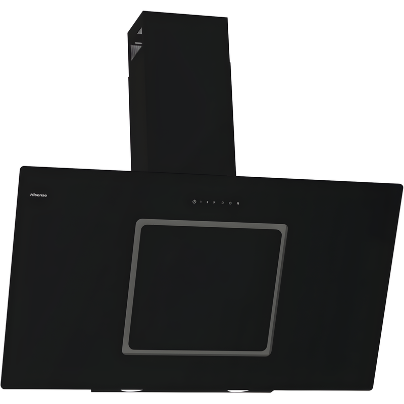 Hisense CH10IN14BBUK - Black Chimney Cooker Hood - 617 m³/h - A Energy