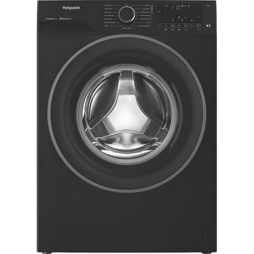 Hotpoint HB103WBCAREUK - Black 10KG Washing Machine - 1400 RPM - A energy