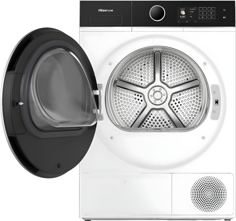 Hisense DH5I104BWAB - White 10KG Tumble Dryer - Heat Pump - B Energy