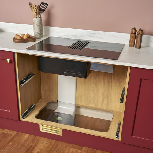 Caple DD782BK - Black 78cm Induction Venting Hob - A+ Energy