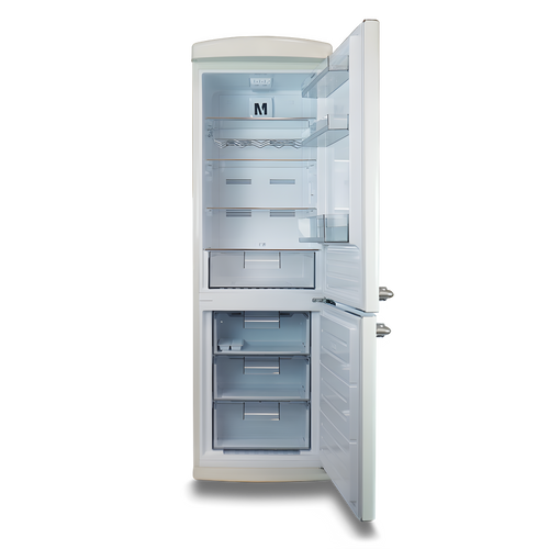 Montpellier MAB190C - Cream Fridge Freezer - 295L - E Energy