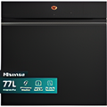 Hisense BAS6PH8BUKWF - Black Single Oven - 77 Litres - A+ Energy