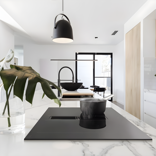 Smeg HOBD472D2 - Black 80cm Vented Induction Hob - 4 Zones - A+ Energy Rating