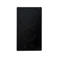 CDA SCC030FR - Black 30cm Domino Ceramic Hob - 2 Cooking Zones