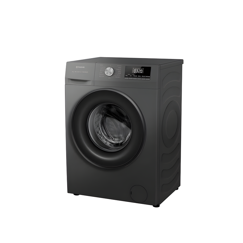 Teknix TK2W814HS - Titanium 8KG Washing Machine - 1400 RPM - A energy