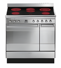 Smeg SUK92CMX9 - Stainless steel 5 Zone Electric Cooker - A/A energy