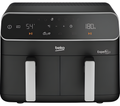 BEKO FRL5387B - Black 8.5L Dual Zone Air Fryer - Smart Finish & Match Cook
