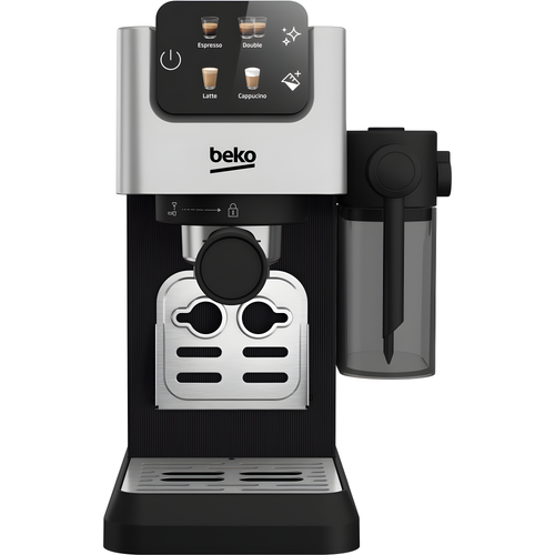 Beko CEP5304X - Stainless Steel Coffee Machine - Integrated Milk Jug - 15 Bar