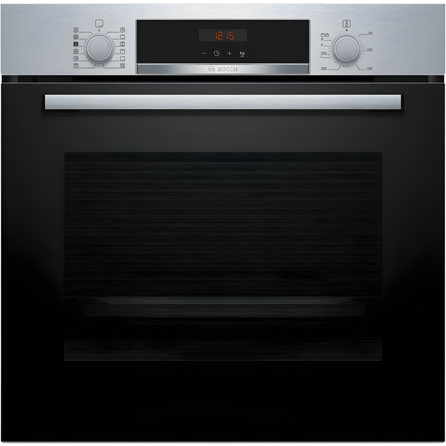 Bosch HQA574BS3B Series 4 - Stainless Steel Single Oven - 71L Capacity - Pyrolytic Self-Cleaning - A+ Energy Rating