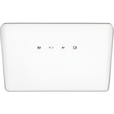 Smeg KFAB84MW - White 70cm Chimney Cooker Hood - 605 m³/h - A Energy