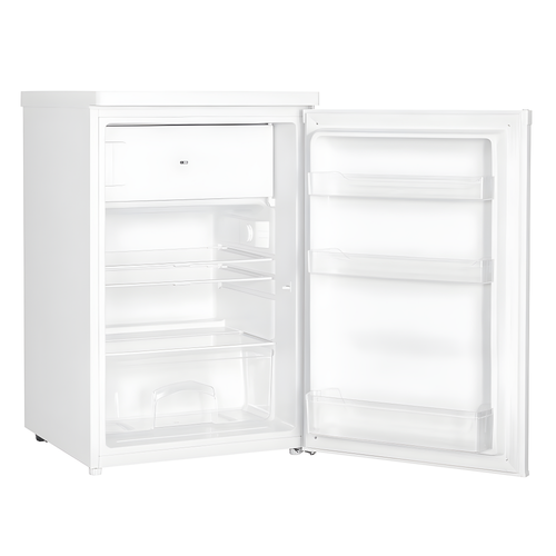 Teknix UC55R5W - White Undercounter Manual Defrost Icebox Fridge - F energy