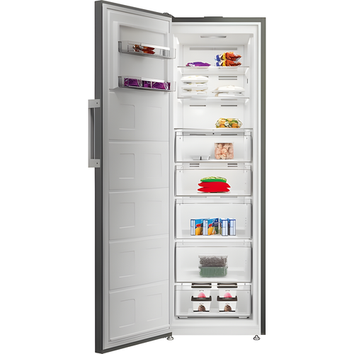 Hotpoint HPMFF 6312 XBR4UK - Dark Inox Tall Freezer - 286L - E Energy