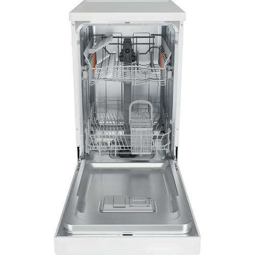 Hotpoint HP2FD10CS90WUK - White Freestanding Slimline Dishwasher - 10 Place Settings - D Energy