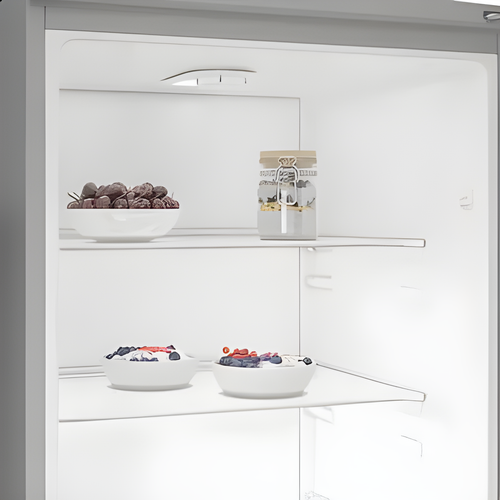 Indesit MLINS 1411 SEUK - Silver Tall Larder Fridge - 367L - Freestanding