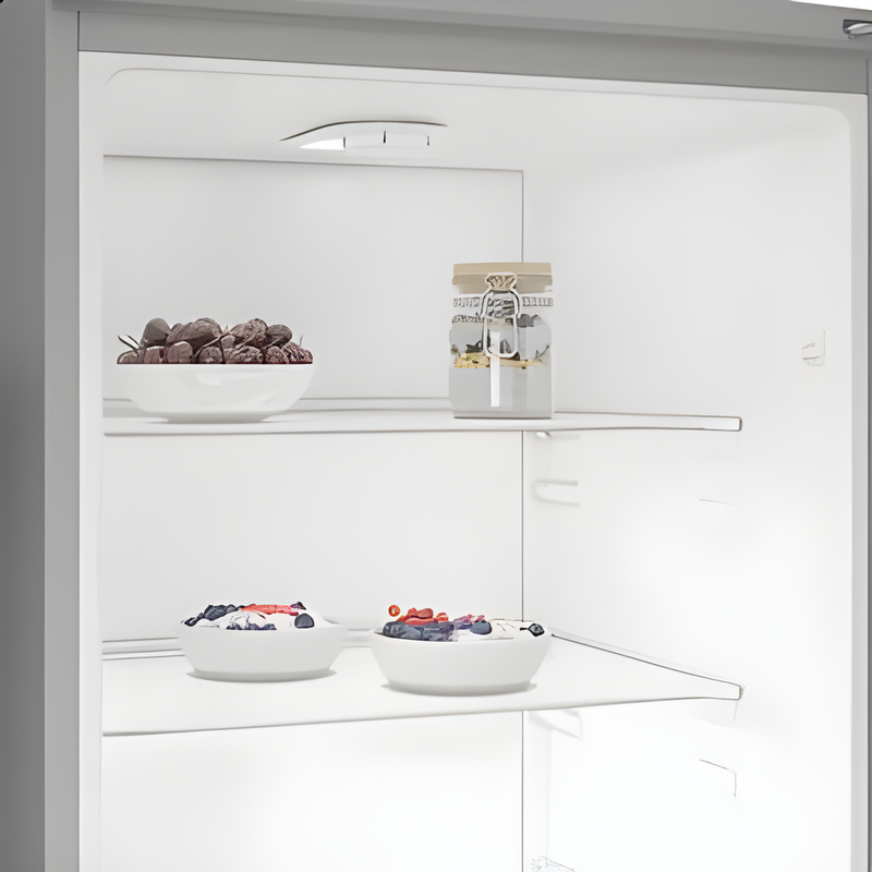 Indesit MLINS 1411 SEUK - Silver Tall Larder Fridge - 367L - Freestanding