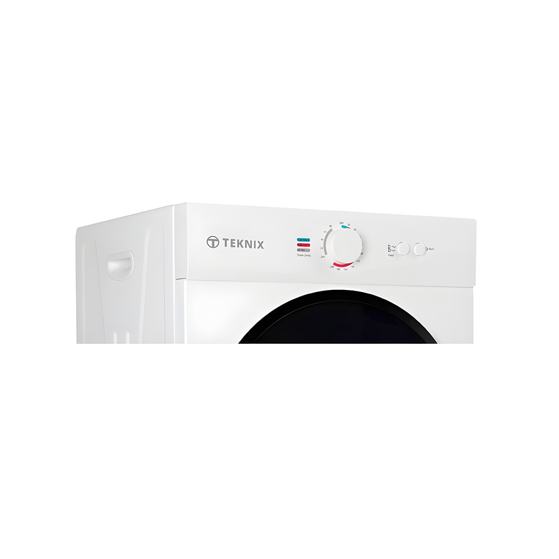 Teknix TKV3W - White 3KG Tumble Dryer - Vented - C Energy Rated
