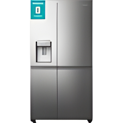Hisense RS818N4TIC - Stainless Steel American Fridge Freezer - 632L - C Rated