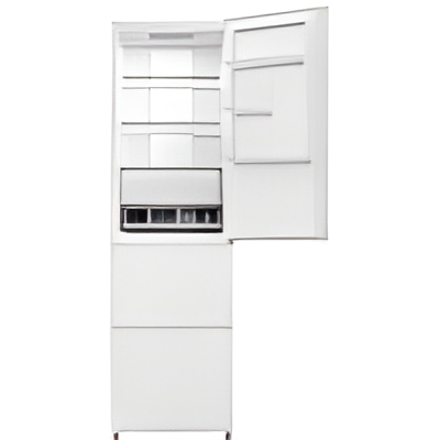 Haier HTR3518DNGWK - White 60/40 Fridge Freezer - 196L Fridge - 107L Freezer - D Energy Rating