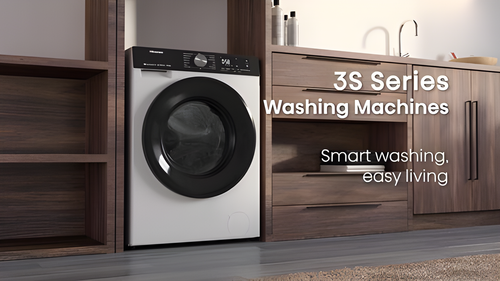 Hisense WF3S9043BB3 - Black 9KG Washing Machine - 1400 RPM - A energy