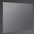 Luxair SP100SG - Silver Glass Splash Back - 100cm Width