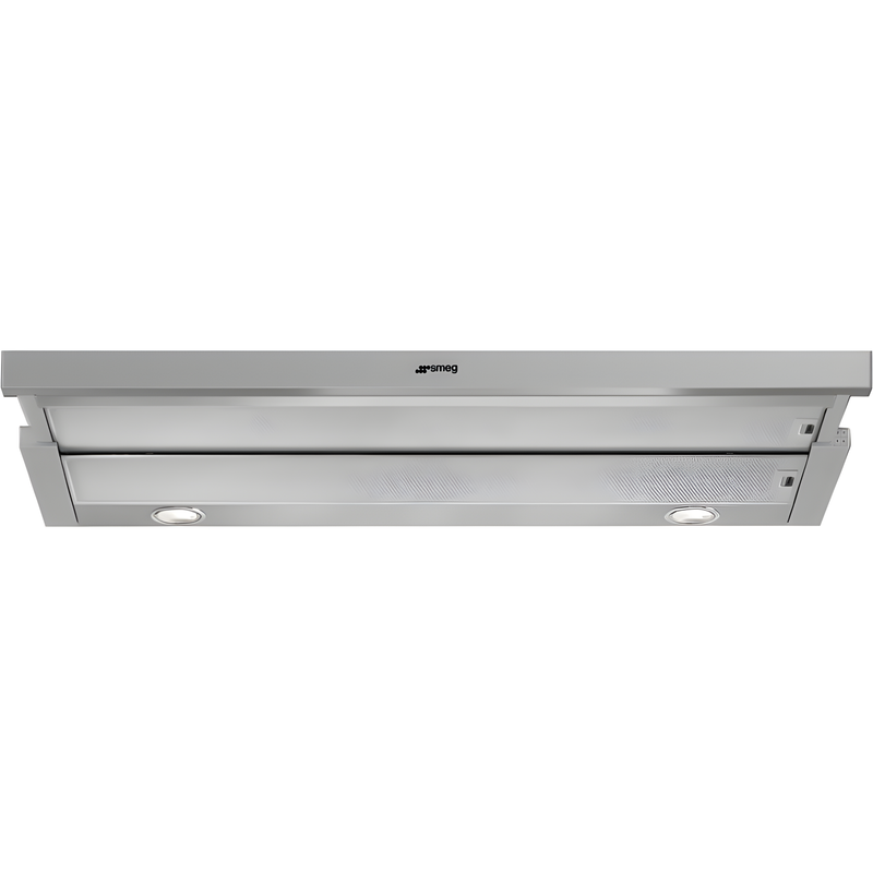 Smeg KSET900XE - Stainless Steel Telescopic Cooker Hood - 581m³/h - C Energy Rated