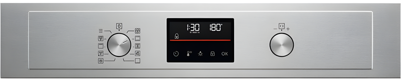 AEG BPX53506EM - Stainless steel Built in Electric Single Oven - Pyrolytic cleaning - A+ energy