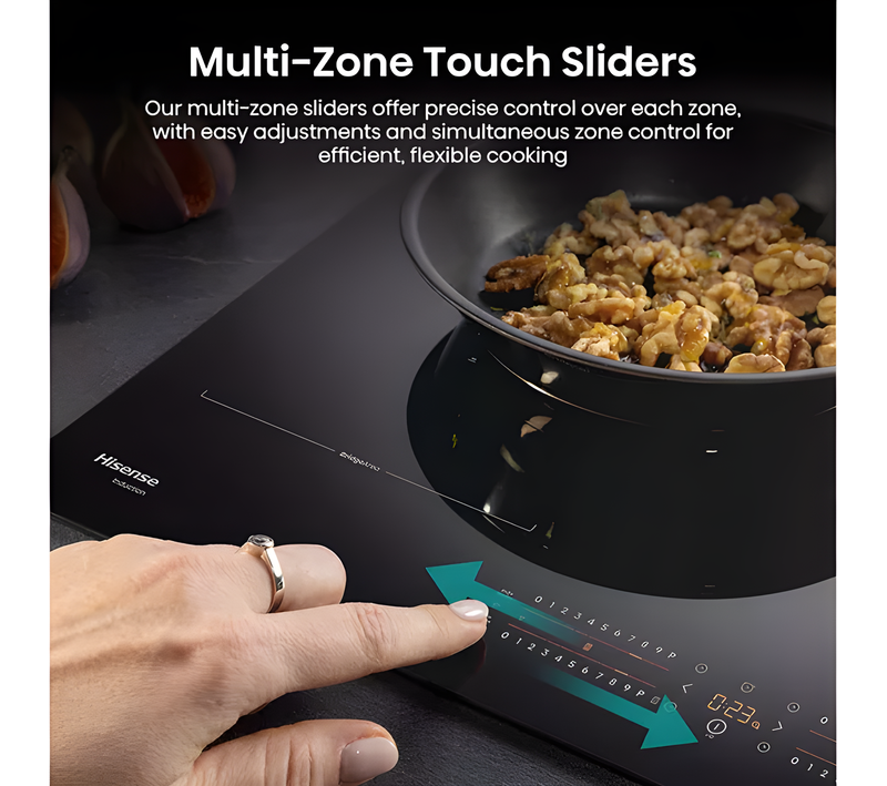 Hisense Hi6 HI8432BSCWF - Black Electric Induction Hob - 4 Cooking Zones