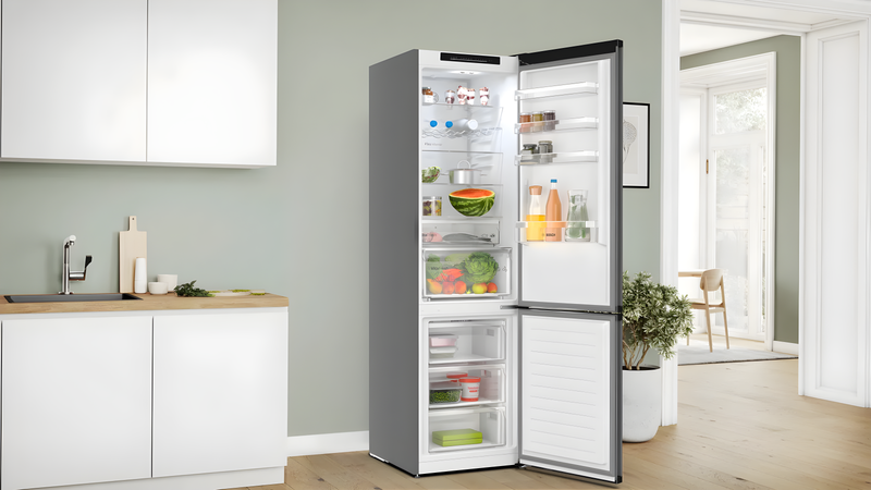 Bosch KGN39OCAFG - Cast Iron Grey Fridge Freezer - 70/30 Split - A Energy