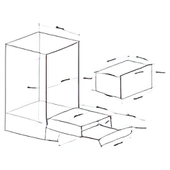 Caple SD140BG - Black Glass 14cm Storage Drawer