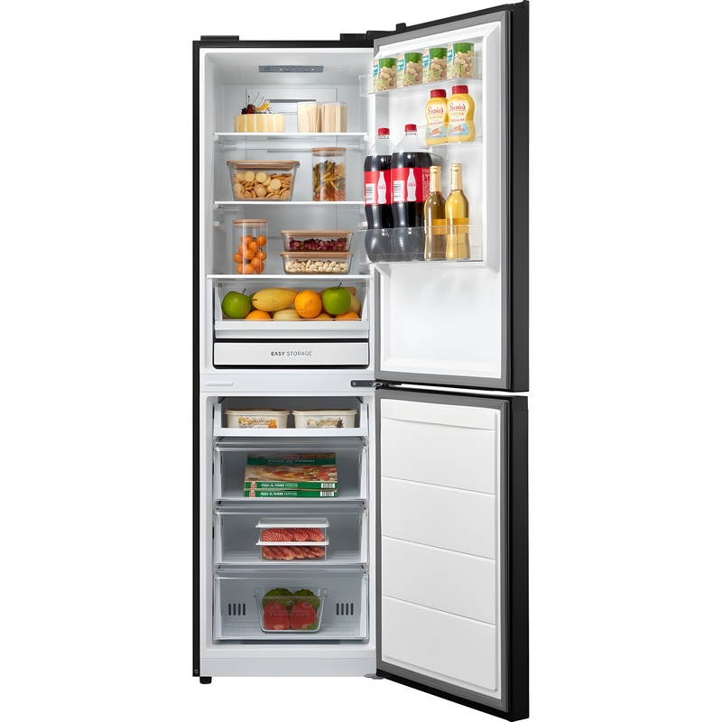 Midea MDRB379FGD30 - Black Fridge Freezer - 273L 60/40 Total No Frost - D Rated