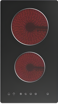CATA UBTC30FLC - Black 30cm Domino Ceramic Hob - 2 Cooking Zones