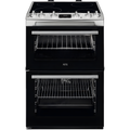 AEG CCX6540ACM - Stainless Steel Ceramic Electric Cooker with Double Oven - 77/39L Capacity - A Energy Rating