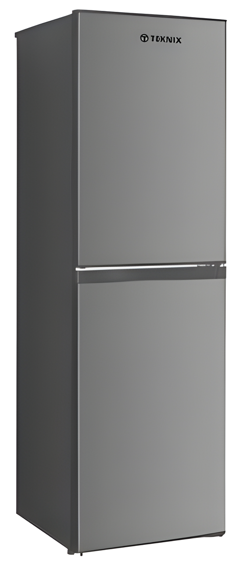 Teknix STF1725X - Silver Fridge Freezer - 138L Fridge/110L Freezer - E Rated