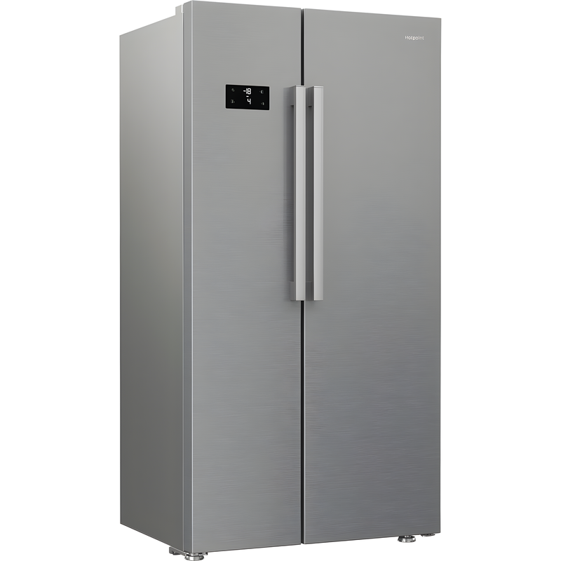 Hotpoint HPG2 6592 XP4UK - Stainless Steel American Fridge Freezer - 593L - E Energy Rating