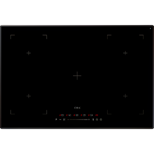 CDA HN7750FR - 77cm Five Zone Induction Hob - Touch Controls - 9 Power Levels