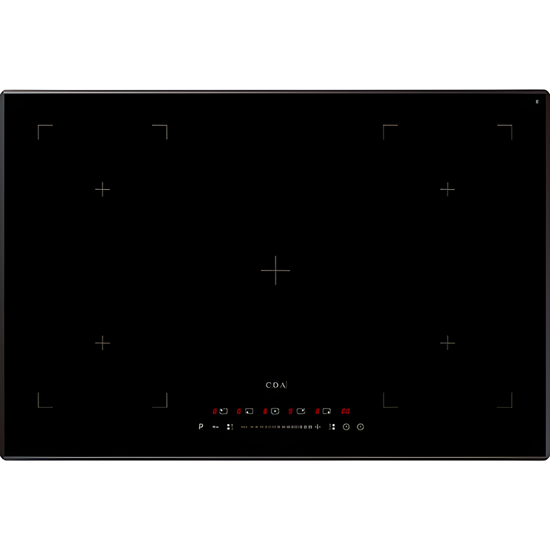 CDA HN7750FR - 77cm Five Zone Induction Hob - Touch Controls - 9 Power Levels