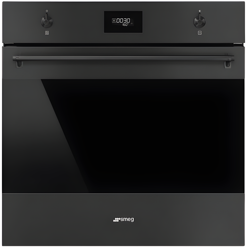 Smeg SFP6301TVN Black Single Oven - 70L Capacity - A+ Energy Rating