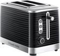 Russell Hobbs 24371 - Black 2 Slice Toaster - Extra Wide Slots - 1050W - Black