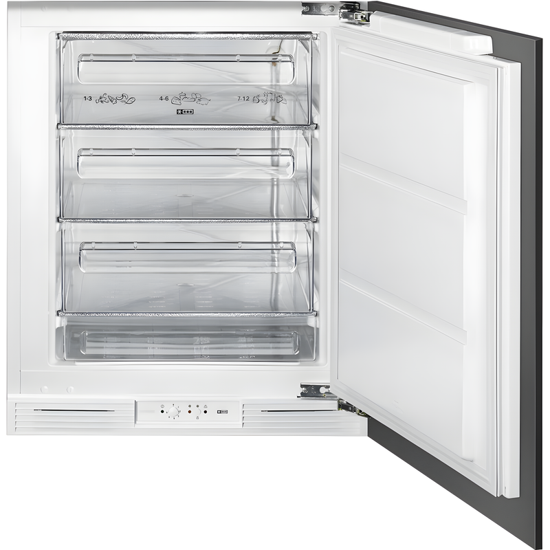 Smeg UKU8F082DE - White Built-Under Freezer - 95L - E Rated