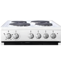 Teknix TKES54W - White 4 Zone Electric Single Oven - Manual cleaning - A energy